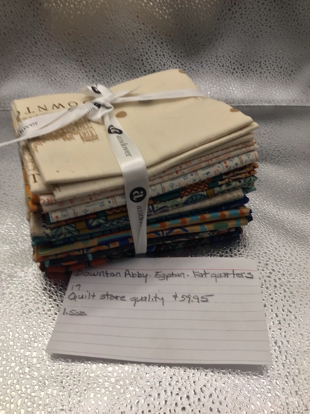 Downton Abby -Egypt Fat Quarters (17) by Andover